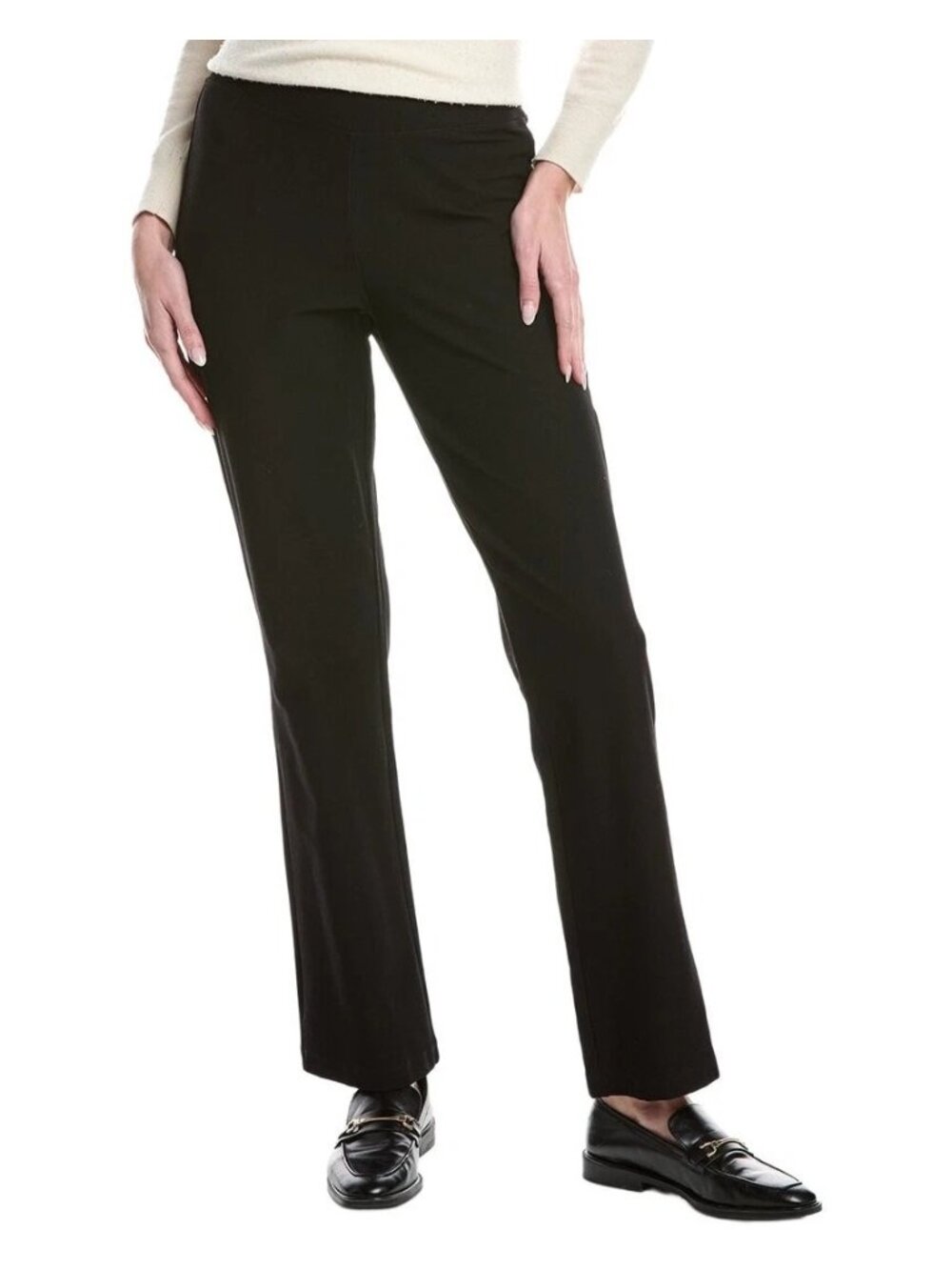 Eileen Fisher Black Boot Cut Pull-On Pant Women's 20 Career Classic Capsule NEW